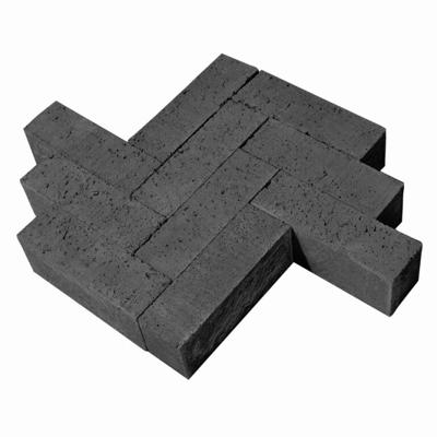 Stenen dikformaat zonder vellingkant Carbon 21 x 7 x 8 cm - Gardenlux
