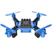 HELIWAY 902 Assembling Blocks 6-Axis Quadcopter with Remote Control Support Headless Mode(Blue)