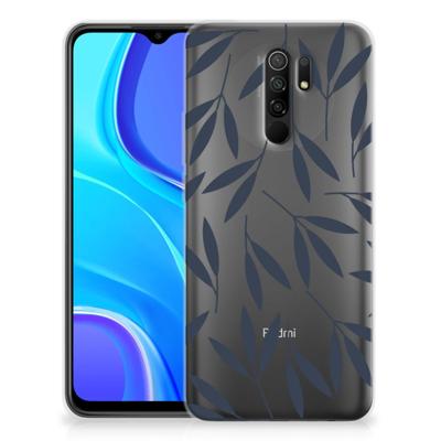 Xiaomi Redmi 9 | TPU Case | Leaves Blue