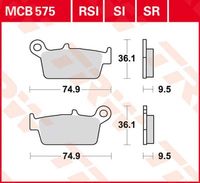 TRW Remblokken, en remschoenen voor de moto, MCB575 Allround organisch - thumbnail