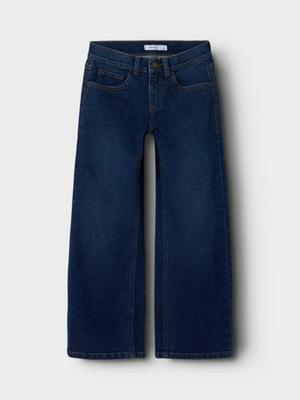 Name it winter jeansbroek meisjes - blauw - wide leg fit - NkfRose