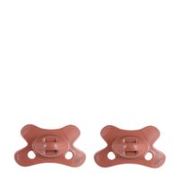 Difrax fopspeen Natural 0-6 mnd (2 stuks) - Brick - thumbnail