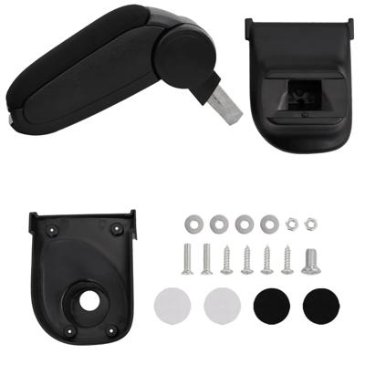 VidaXL Armsteun 15x35x(30-47) cm abs zwart