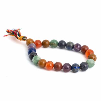 Edelsteen Armband Chakra &apos;Power Beads&apos; - 8 mm