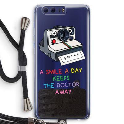 Smile: Honor 9 Transparant Hoesje met koord