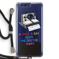 Smile: Honor 9 Transparant Hoesje met koord Smile: Honor 9 Transparant Hoesje met koord