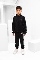 Under Armour Rival Knit Trainingspak Kids Zwart - Maat 140 - Kleur: Zwart | Soccerfanshop