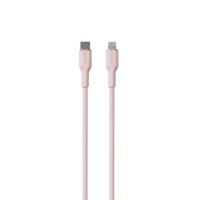 Puro Icon Zachte USB-C / Lightning kabel - 1,5m - Roze