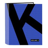 Ringmap Kelme Royal Blauw Zwart A4 27 x 33 x 6 cm