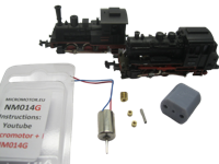micromotor NM014G ombouwset voor minitrix BR 89, T3