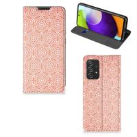Samsung Galaxy A52 | Hoesje met Magneet | Pattern Orange Samsung Galaxy A52 | Hoesje met Magneet | Pattern Orange