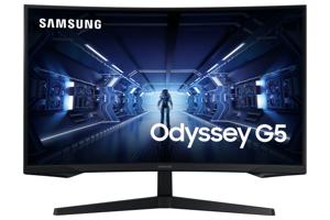 SAMSUNG Odyssey G5 C32G55TQBU gaming monitor 1x HDMI, 1x DisplayPort, 144 Hz