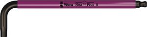 Wera 950 SPKL Stiftsleutel Multicolour, Metrisch, BlackLaser, Hex-Plus, 4.0 mm - 1 stuk(s) - 05022608001