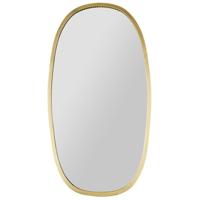 Wandspiegel Ovide - goud - metaal - ovaal - 29 x 53 cm - wanddecoratie spiegels