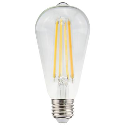 HOFTRONIC™ LED Filament lamp E27 - 11 Watt 1521 Lumen - ST64 Edison - 2700K Warmwit licht - Dimbaar - Helder glas