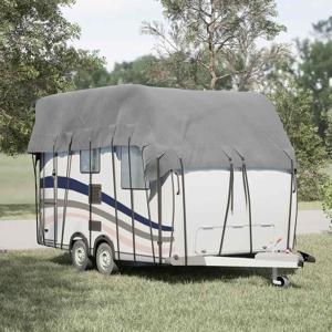 VidaXL Caravan dakbedekking 600x300 cm vliesvlies grijs