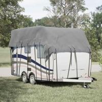 VidaXL Caravan dakbedekking 600x300 cm vliesvlies grijs