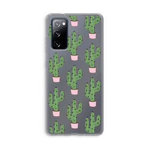 Cactus Lover: Samsung Galaxy S20 FE / S20 FE 5G Transparant Hoesje