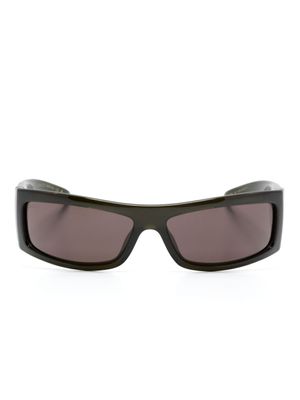Gucci Eyewear lunettes de soleil à monture rectangulaire - Marron