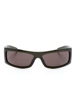 Gucci Eyewear lunettes de soleil à monture rectangulaire - Marron