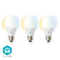 Nedis WIFILRW30E27 Smartlife Led Bulb Wi-fi E27 806 Lm 9 W Warm To Cool White Energieklasse: F Android™ / Ios Peer