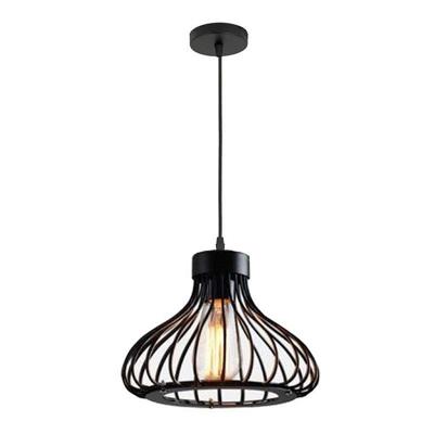 Homestyle Pro mk109-bb industriële hanglamp 22x18 cm zwart/metaal