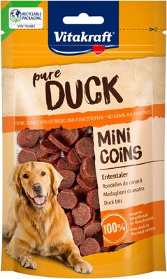 VITAKRAFT Duck Mini Coins - hondensnoepje - 80g