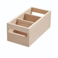 iDesign - Opbergbox met Handvat, 3 Vakken, 12.7 x 25.4 x 10.2 cm, Paul