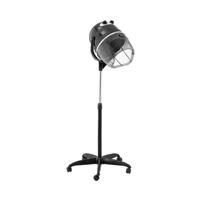 Fohn - haardroger - met standaard en kap - op wielen - 1.100 W - zwart
