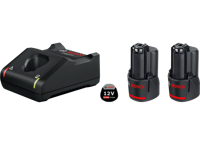 Bosch Blauw Starterset Advanced - 2 x GBA 12V 3.0Ah + GAL 12V-40 Professional - 1600A019RD