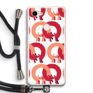 Dogs: Pixel 3 Transparant Hoesje met koord