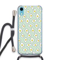 Spiegeleitjes: iPhone XR Transparant Hoesje met koord Spiegeleitjes: iPhone XR Transparant Hoesje met koord