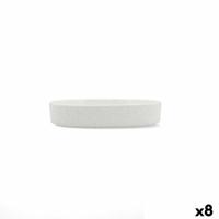 Aperitiefschaaltje Bidasoa Elite Wit Keramisch 18 x 18 x 3,5 cm (8 Stuks)