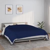 Verzwaringsdeken 235x290 cm 11 kg stof blauw