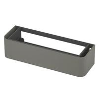 INK - Afgeronde Onderkast Gelakt 1 Lade Softclose Tbv Grepen - 1400x450x350 Mm - Mat Beton Groen