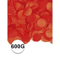 Feest confetti 600 gram rood - thumbnail