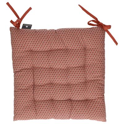 Atmosphera Stoelkussen - terra - katoen - 36 x 36 x 4 cm - wicker zitkussen