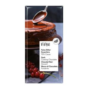 Smeltchocolade puur converture - 200 gram