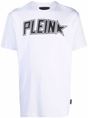 Philipp Plein t-shirt à logo Plein Star imprimé - Blanc