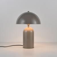 Tafellamp Asteri taupe s - E14-fitting - 25W - Mushroomlamp - Paddenstoel - Metaal - IP20 voor binnen
