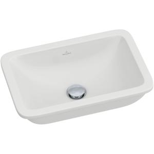 Villeroy & Boch Loop en Friends onderbouwwastafel 45x28cm met overloop zonder kraangat ceramic+ wit 616310R1