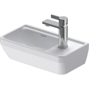 Duravit D-Neo Fonteinbak 40x22x14cm 1 kraangat rechthoek Keramiek Wit 0739400041