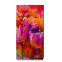 Bookcase Samsung Galaxy S23 Ultra Tulips - thumbnail