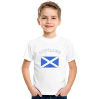 Wit kinder t-shirt Schotland - thumbnail