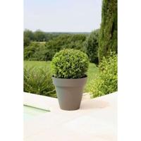 RIVIERA Soleilla bloempot - Rond - Ø 39,2 x 35,8 cm - Grijze glitter