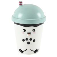 Home Deco Kids Nachtlampje Led - Bubble Tea - RGB kleuren - blauw - kunststof - 15 cm
