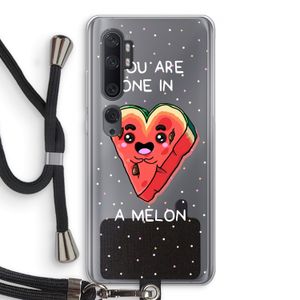 One In A Melon: Xiaomi Mi Note 10 Transparant Hoesje met koord