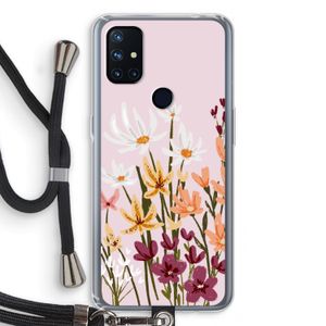 Painted wildflowers: OnePlus Nord N10 5G Transparant Hoesje met koord