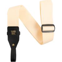Ernie Ball 5368 Polypro Acoustic Guitar Strap Cream gitaarband met headstock tie