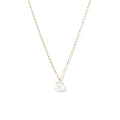 Ketting Hart geelgoud-parelmoer 0,6 mm 40 - 42 - 44 cm